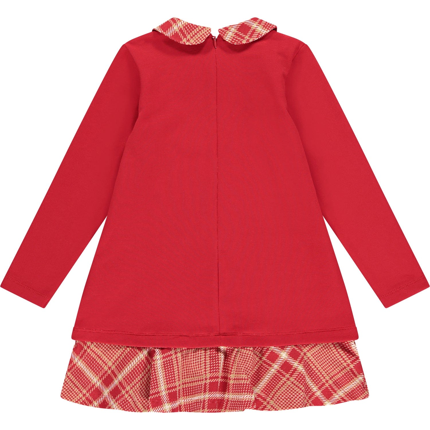 A DEE - Maria Check Teddy Dress - Red