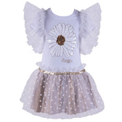 Daga - Miss Daisy Dress - White