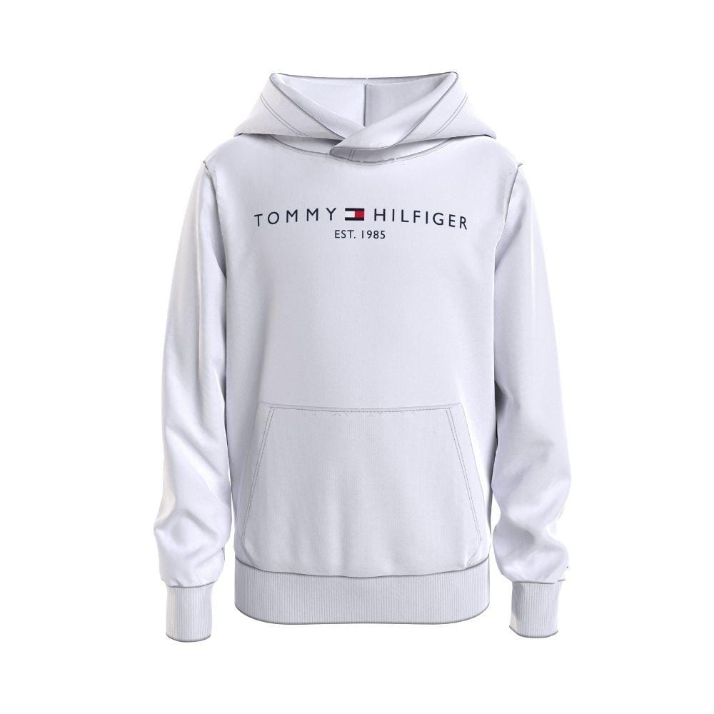 TOMMY HILFIGER - Essential Hoodie - White
