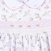 MAGNOLIA BABY - Graces Classics Smocked Babygrow - Floral