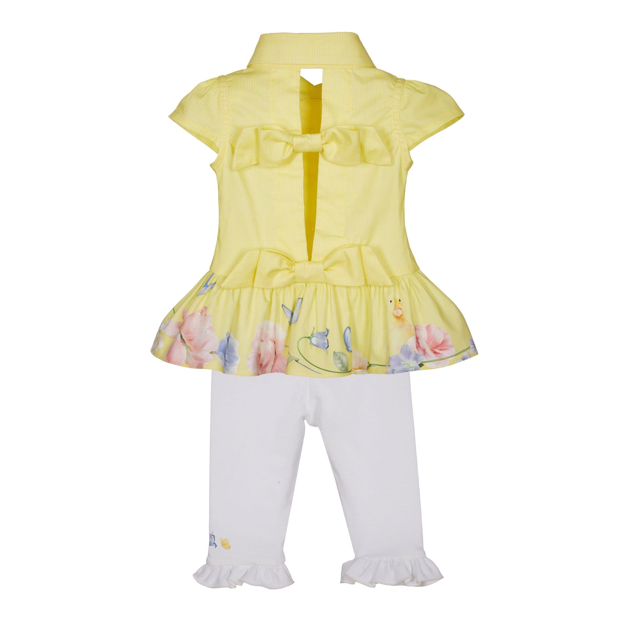 LAPIN HOUSE - Blouse Capri Legging Set