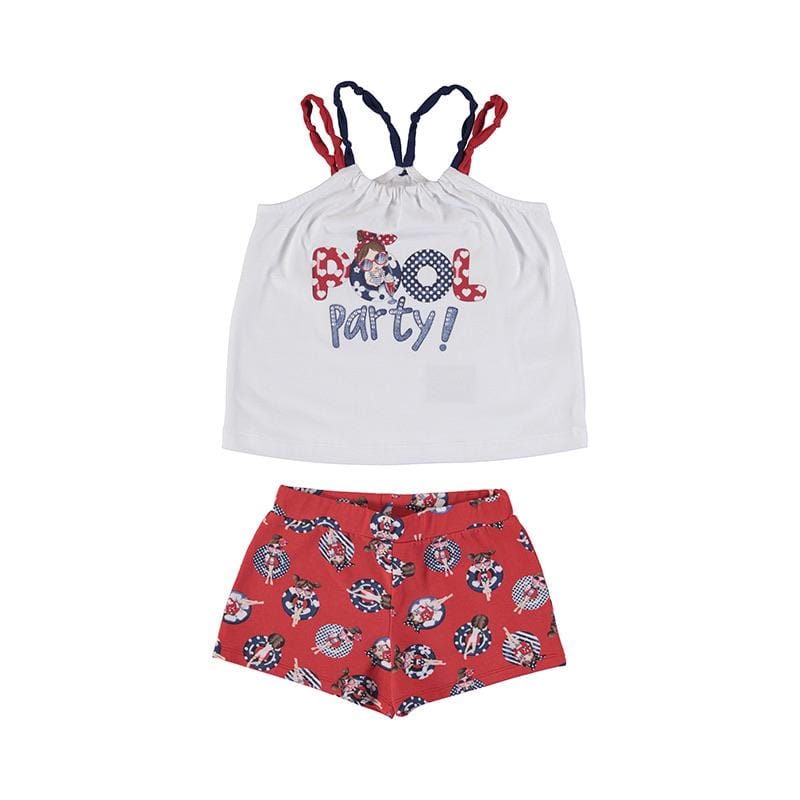 Mayoral - Pool Party Short Set - Red