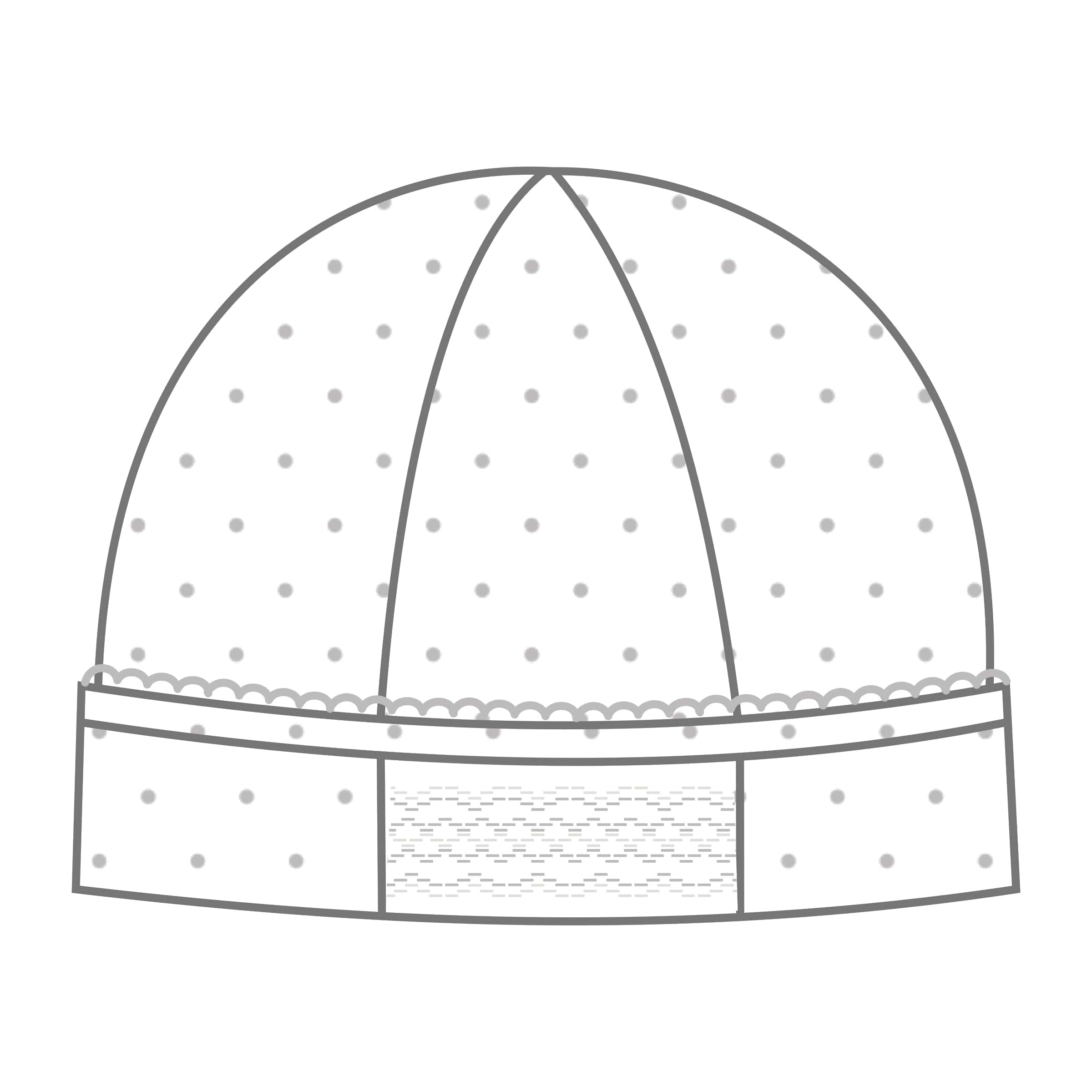 MAGNOLIA BABY - Arthur Smocked Hat - White