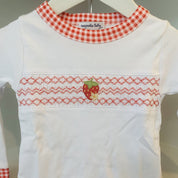 MAGNOLIA BABY - Fresh Strawberry Smocked PJ’s