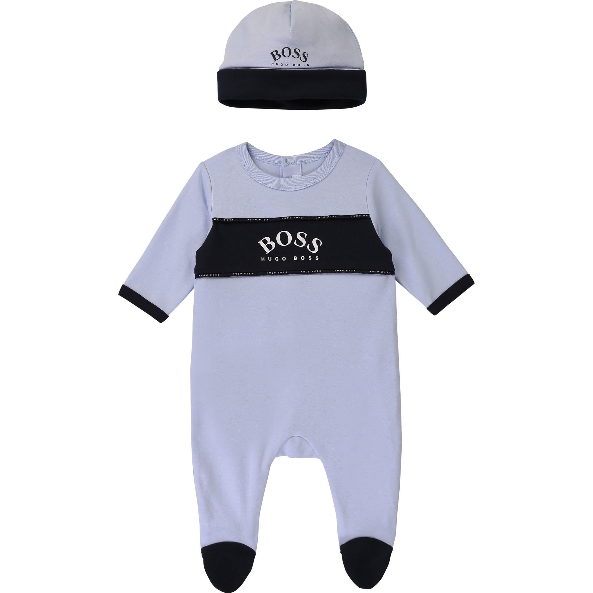 HUGO BOSS - Pyjamas & Hat All In One - Blue