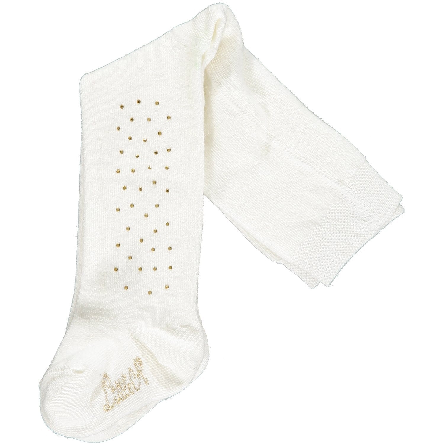 LITTLE A - Sparkle Tights - White