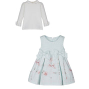 LAPIN HOUSE - Pinafore With Blouse - Mint