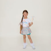 Daga - Yummy Yummy Skort Set - White