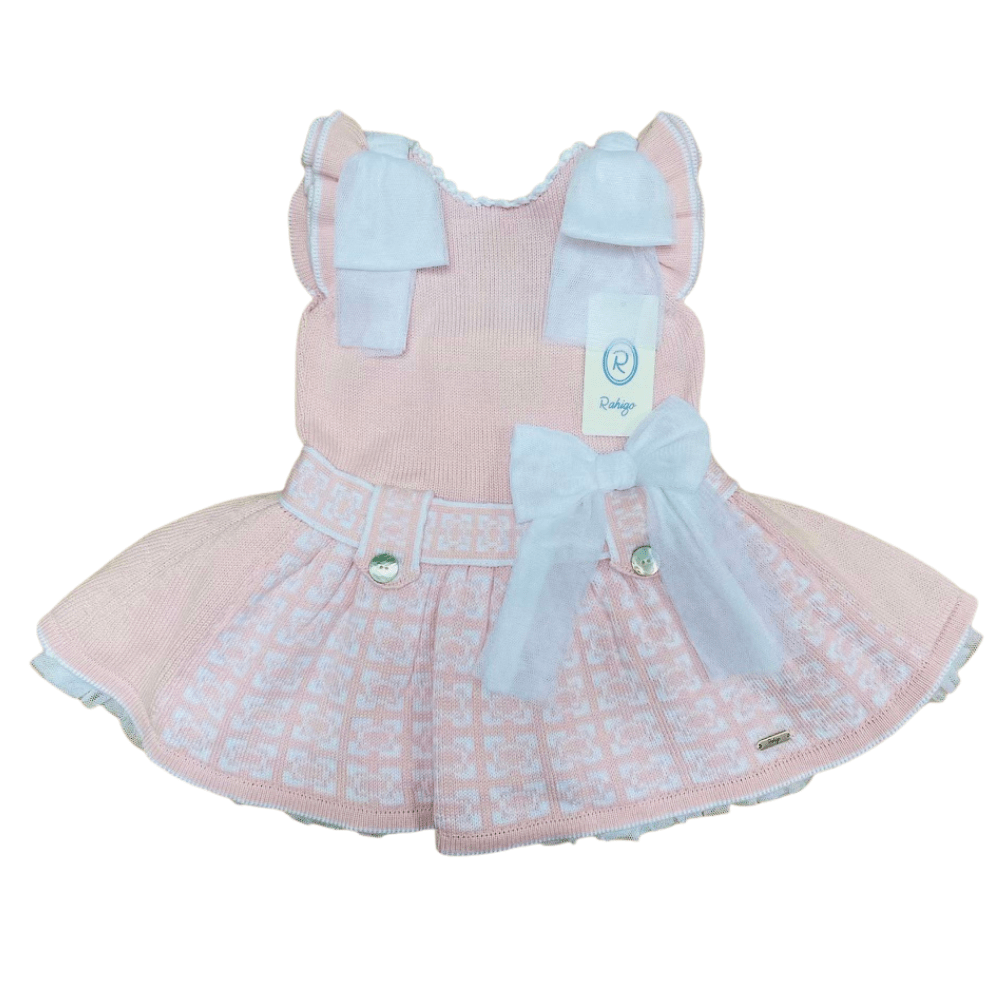 Rahigo - Pattern Dress -  Baby Pink