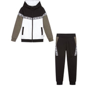 HUGO BOSS - Boys Tracksuit Set - Black