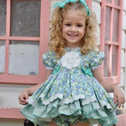 LA AMAPOLA - Beatriz Baby Dress - Mint