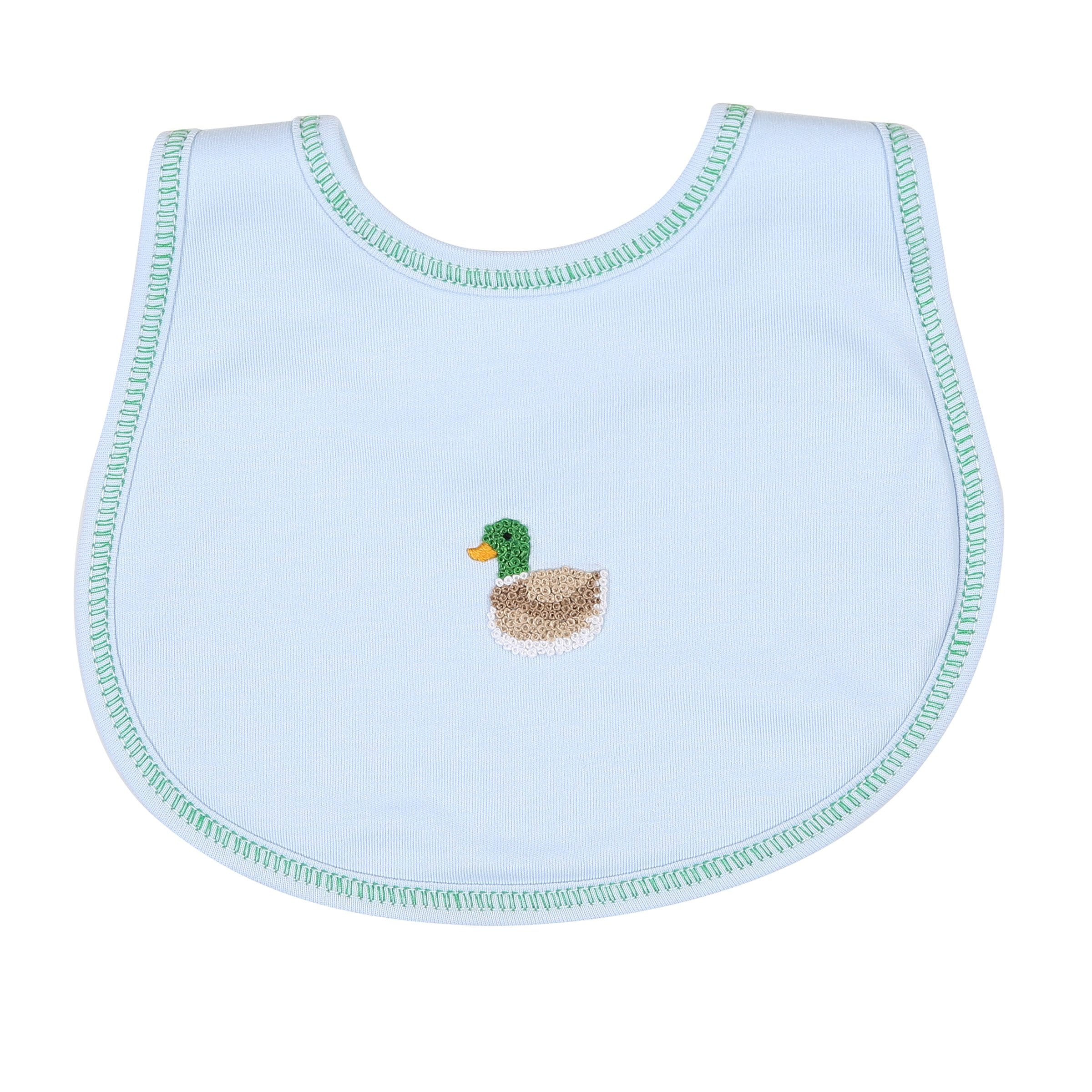 MAGNOLIA BABY - Tiny Mallard Bib - Blue