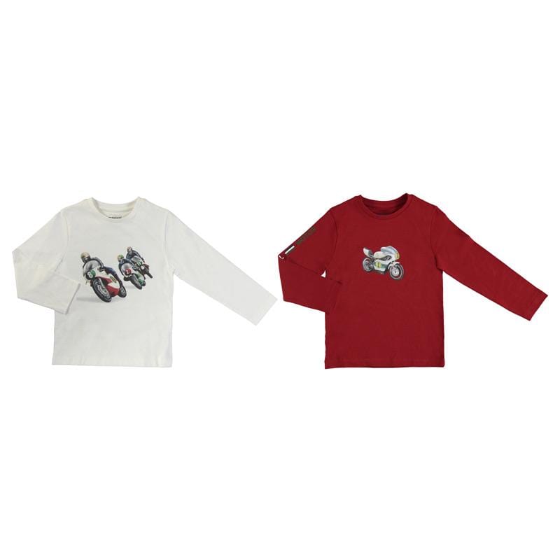 MAYORAL - Motorbike Long Sleeve T - Red