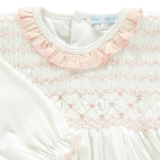 MINI-LA-MODE - Daisy Smocked Pyjamas - Pink