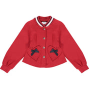A DEE - Heart Pocket Jacket  - Red