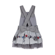 LAPIN HOUSE - Jewel Pinafore With Blouse - Grey