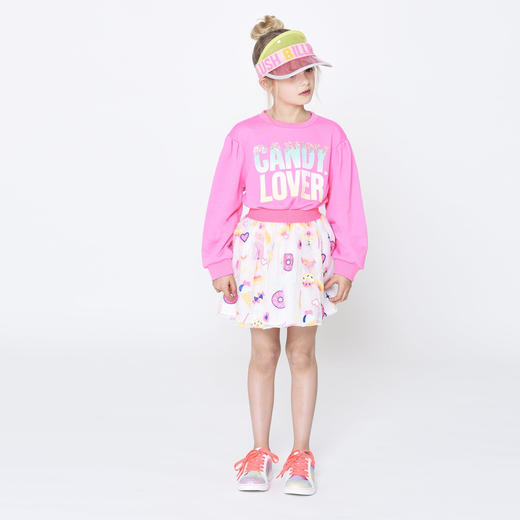 BILLIEBLUSH - Candy Lover Sweatshirt & Skirt Set - Pink