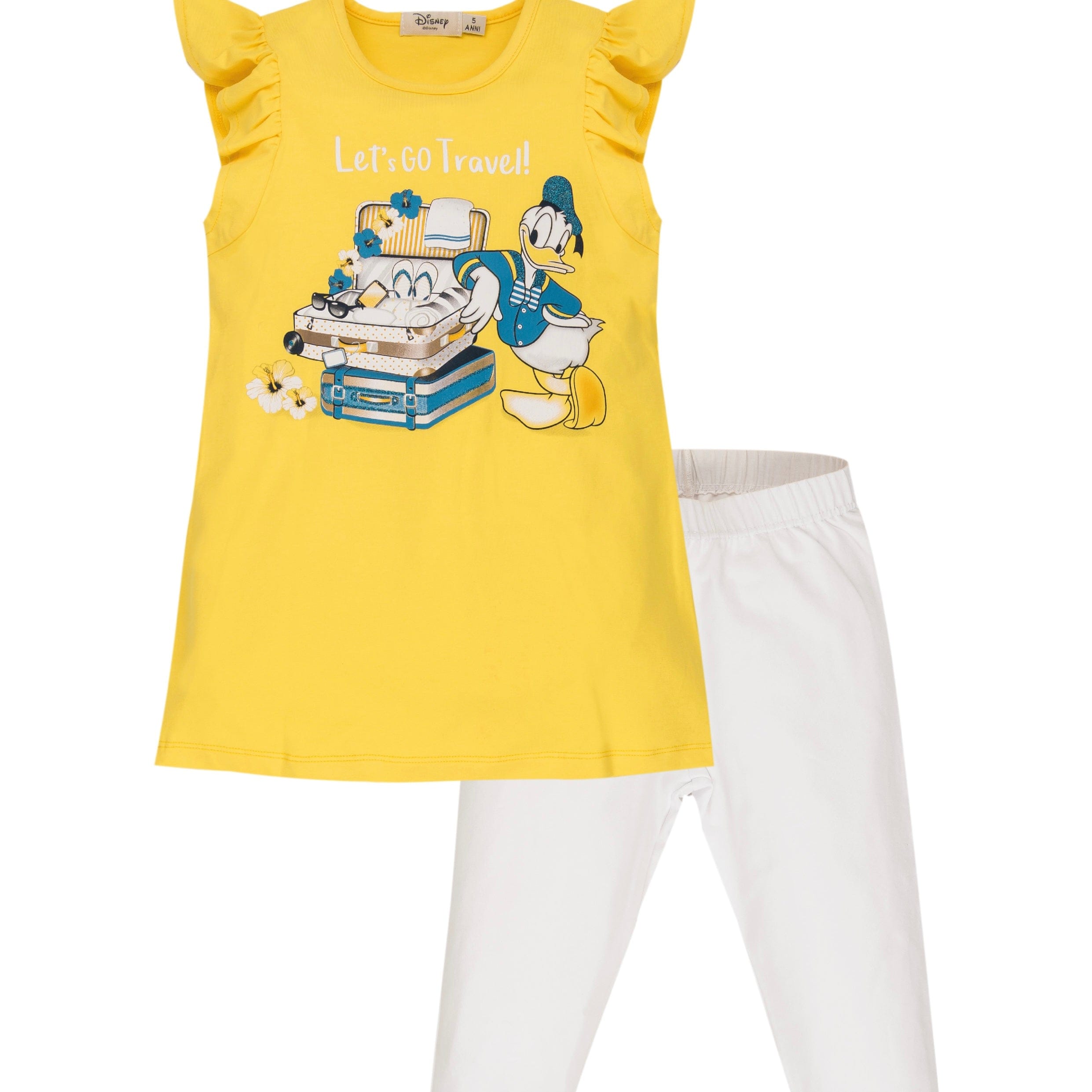 EMC - Disney Donald Duck Lets Go Travel Legging Set - Yellow