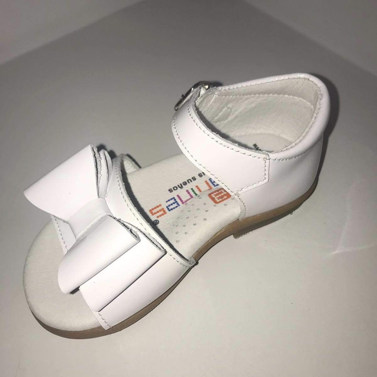 ANDANINES - Patent Leather Sandal - White