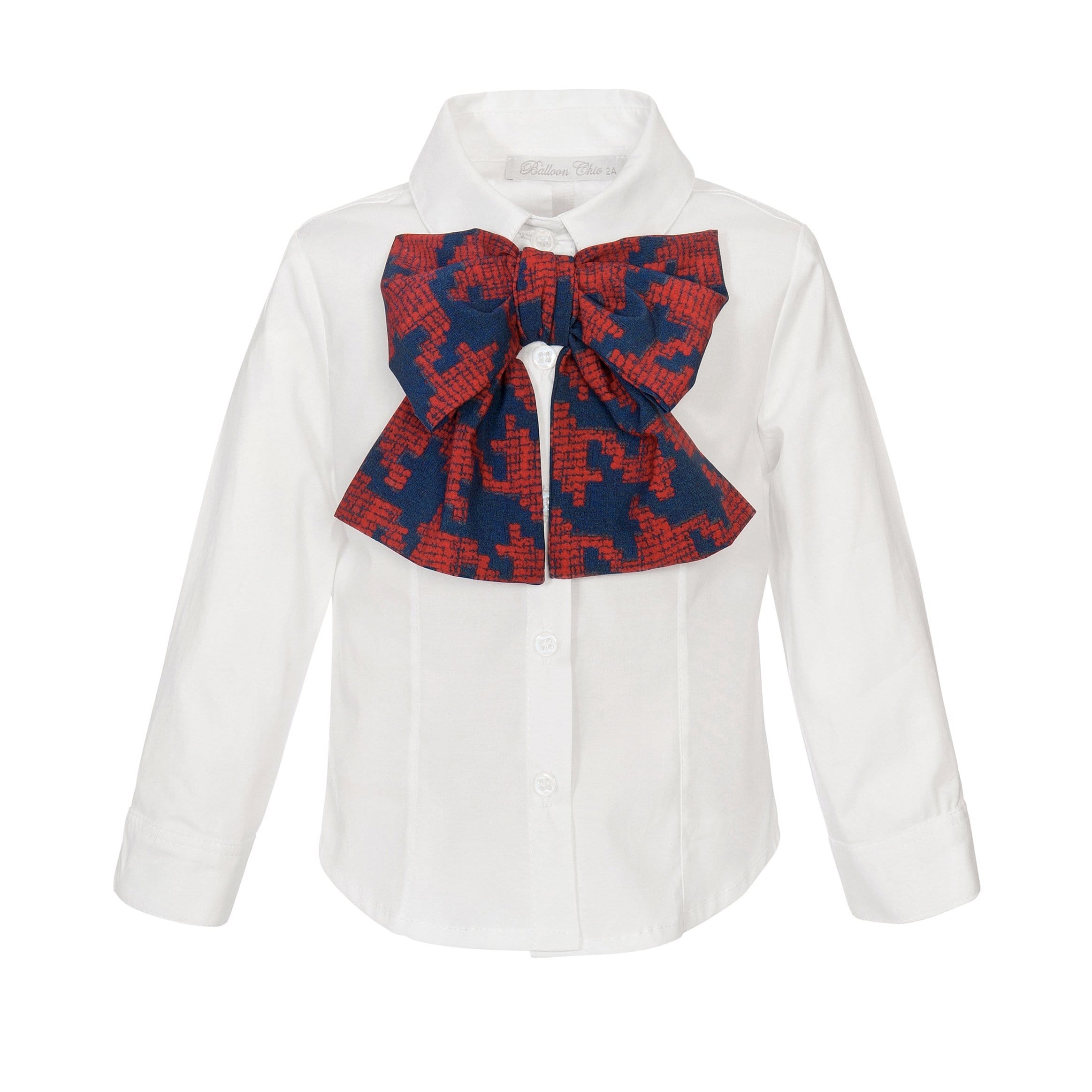 BALLOON CHIC - Dog Tooth  Skirt Set  - Red