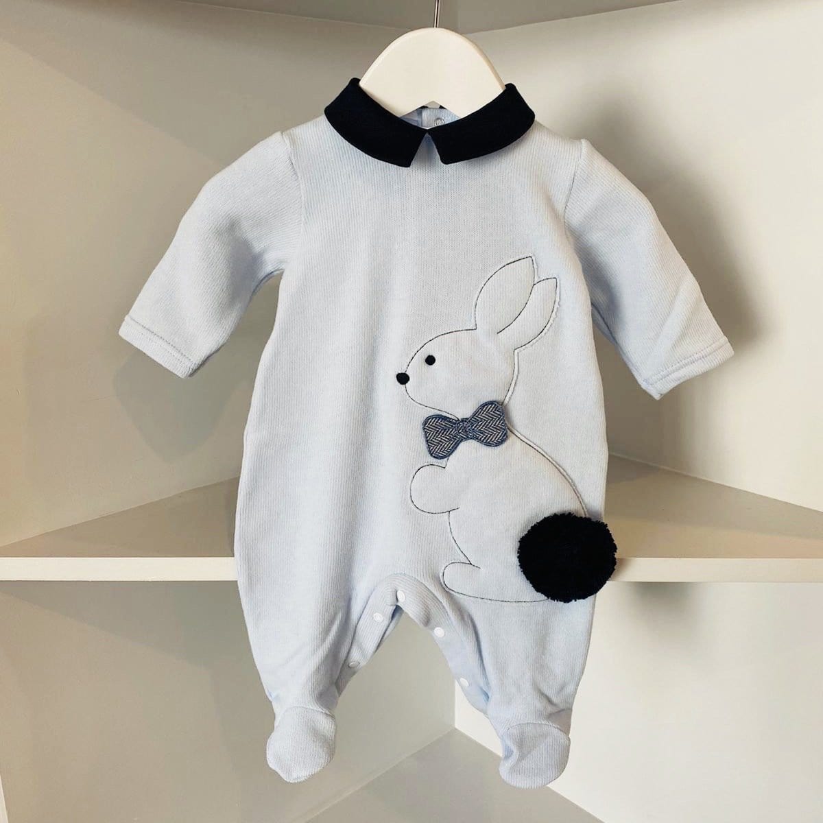 BARCELLINO BOYS RABBIT BABYGROW