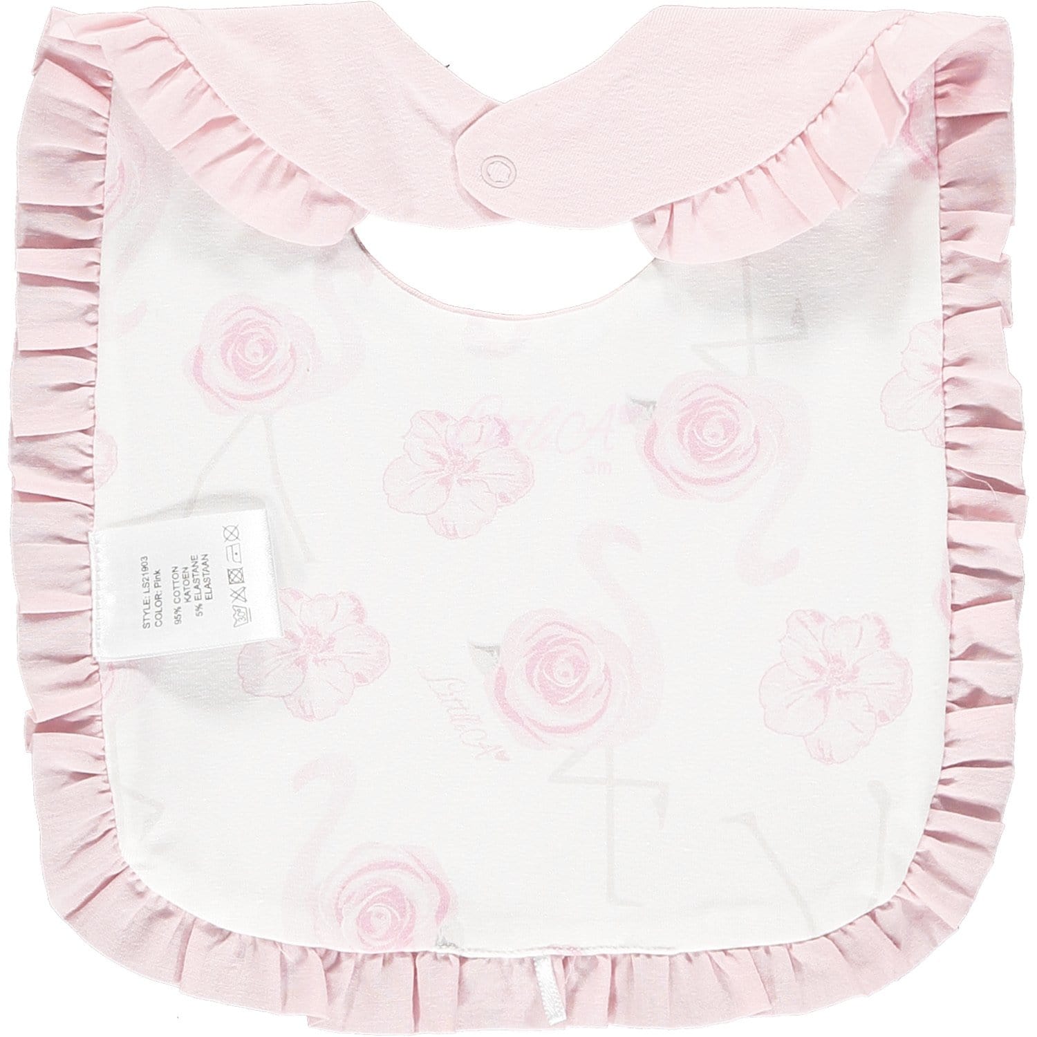 Little A - Flamingo Bib - Pink