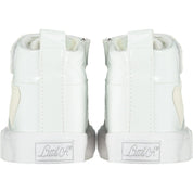 LITTLE A - Sweetheart Glitter Heart High Top - White