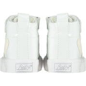 LITTLE A - Sweetheart Glitter Heart High Top - White