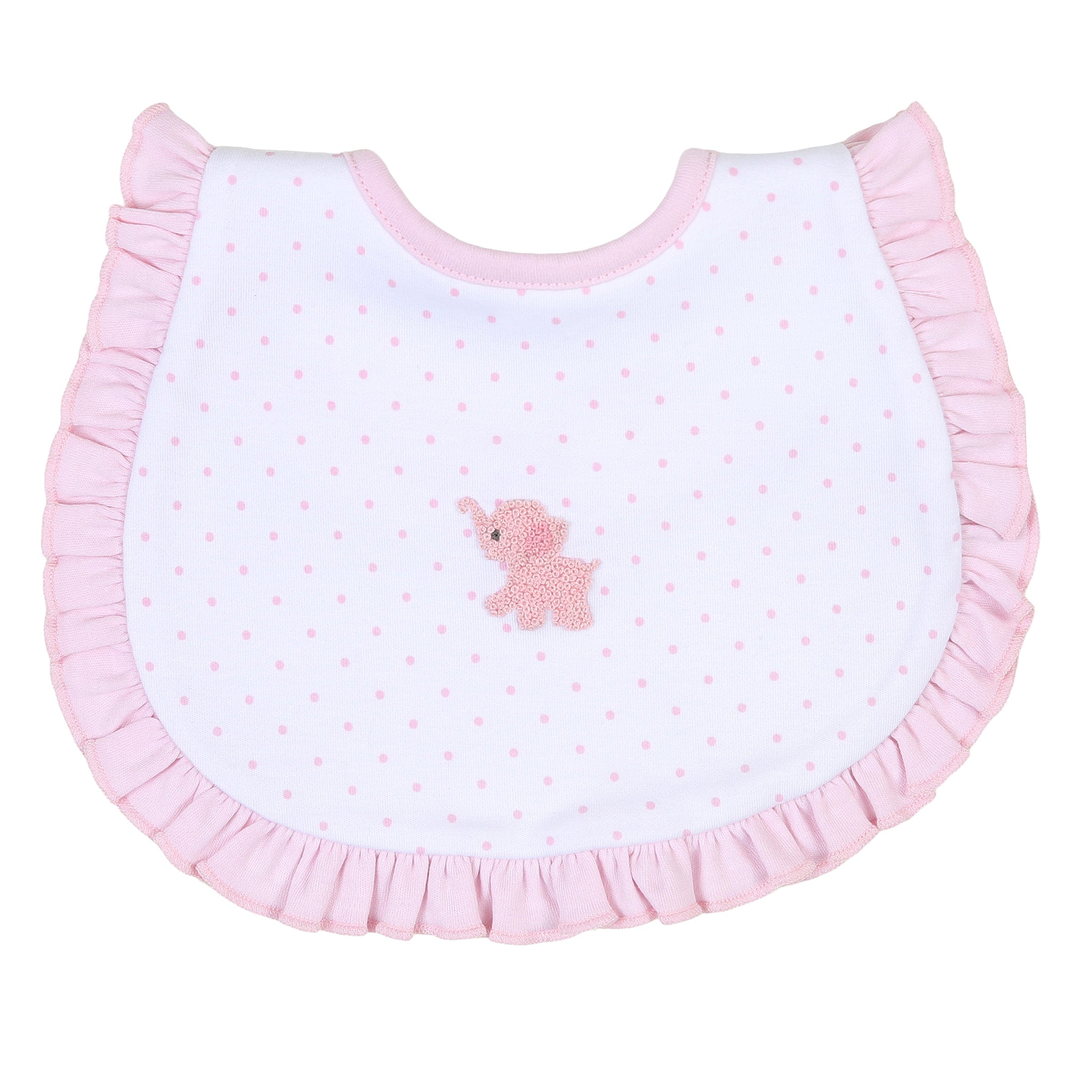 MAGNOLIA BABY - Tiny Elephant Bib - Pink