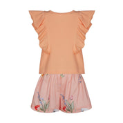 LAPIN HOUSE - Flower Frill Short Set