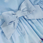 LAPIN HOUSE - Beach Hut Bow Dress - Blue