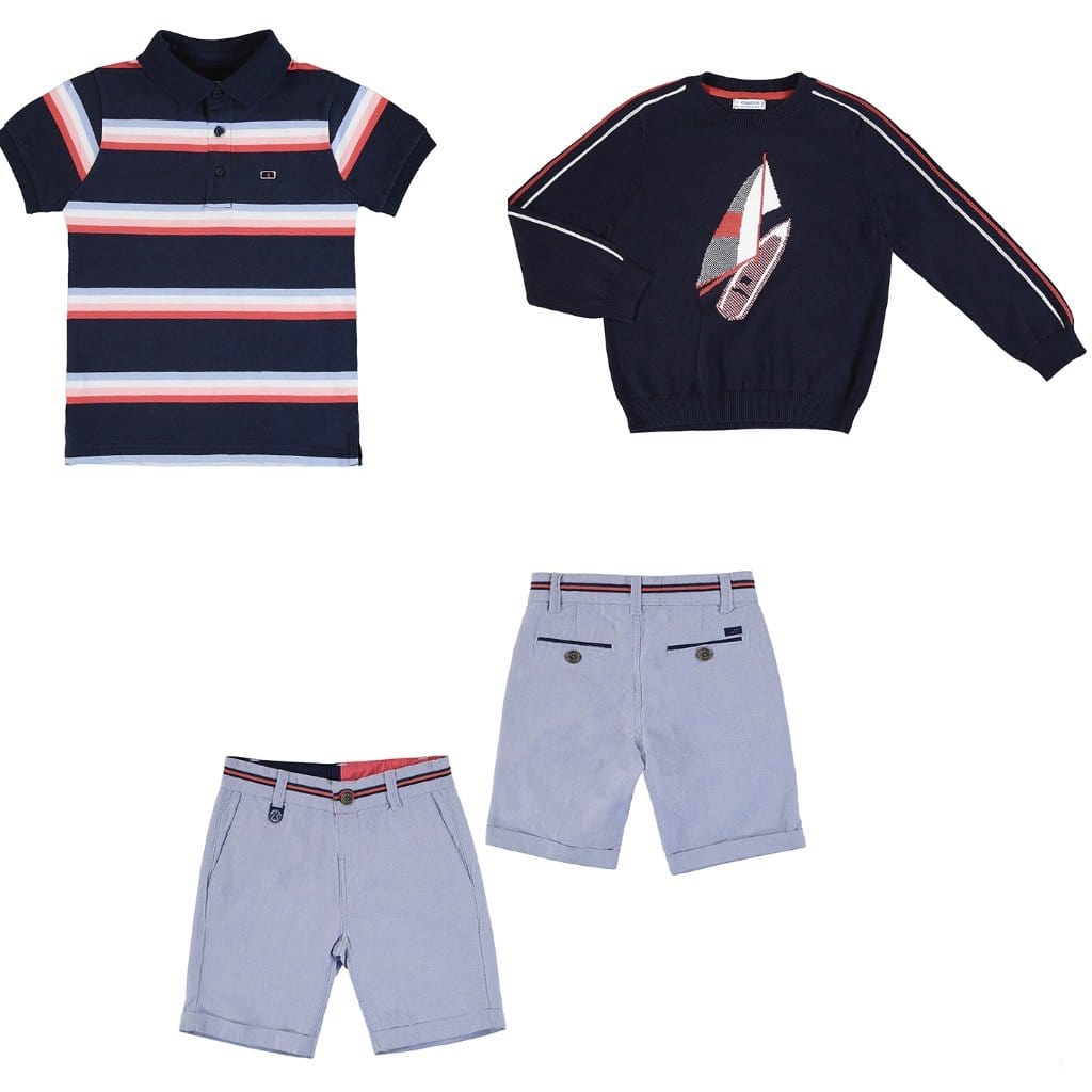 Mayoral - Boat Three Piece Set - Blue