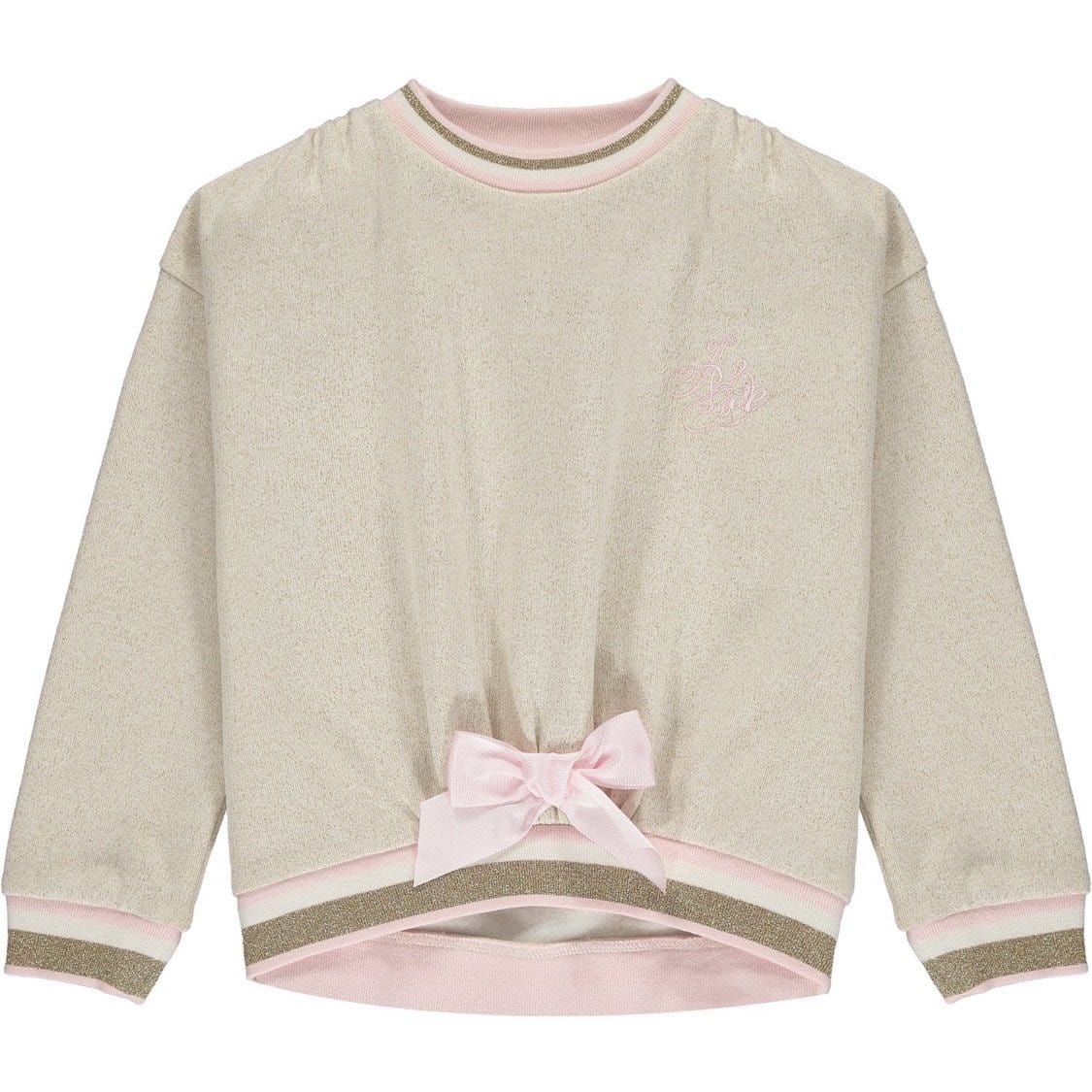 A Dee - Two Piece Tracksuit - Cream/Pink