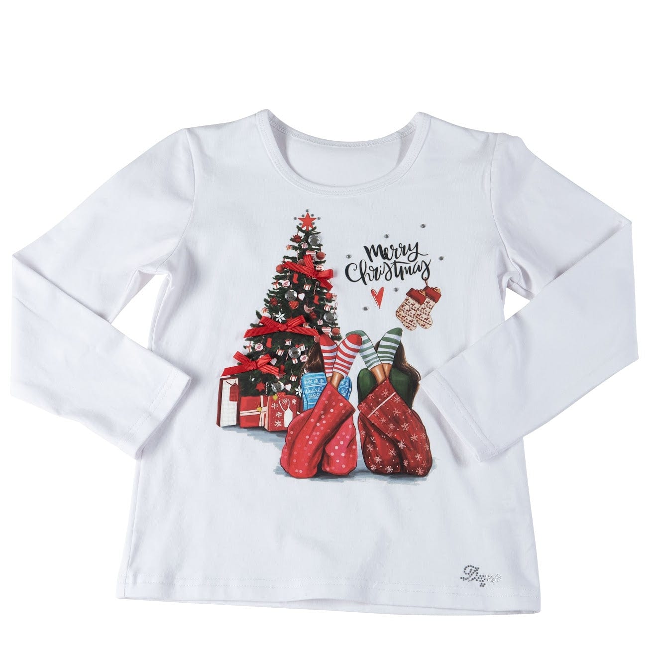 Daga - Waiting For Christmas Three Piece Short Set- Red