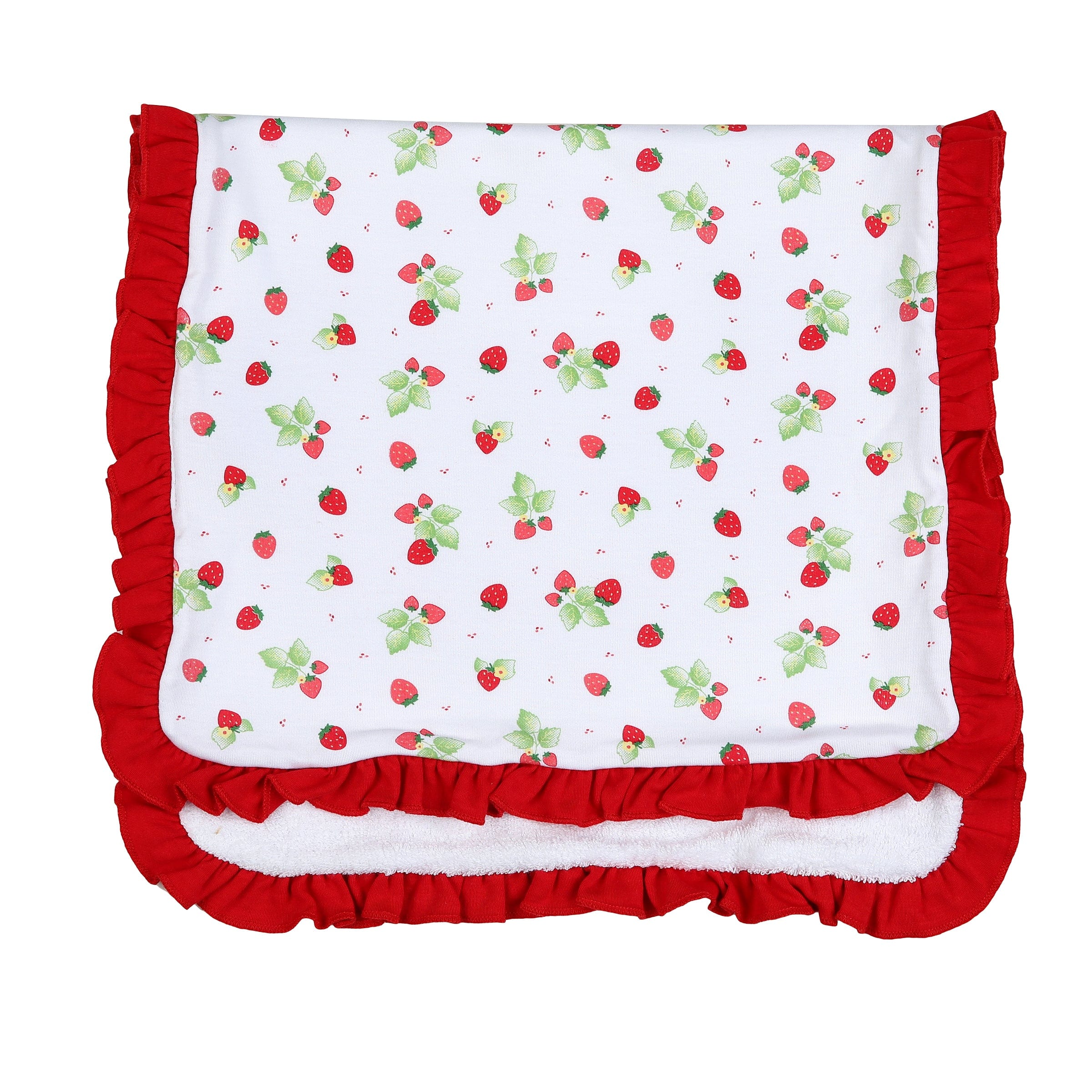 MAGNOLIA BABY - So Berry Cute Smocked Three Piece Set  - Red
