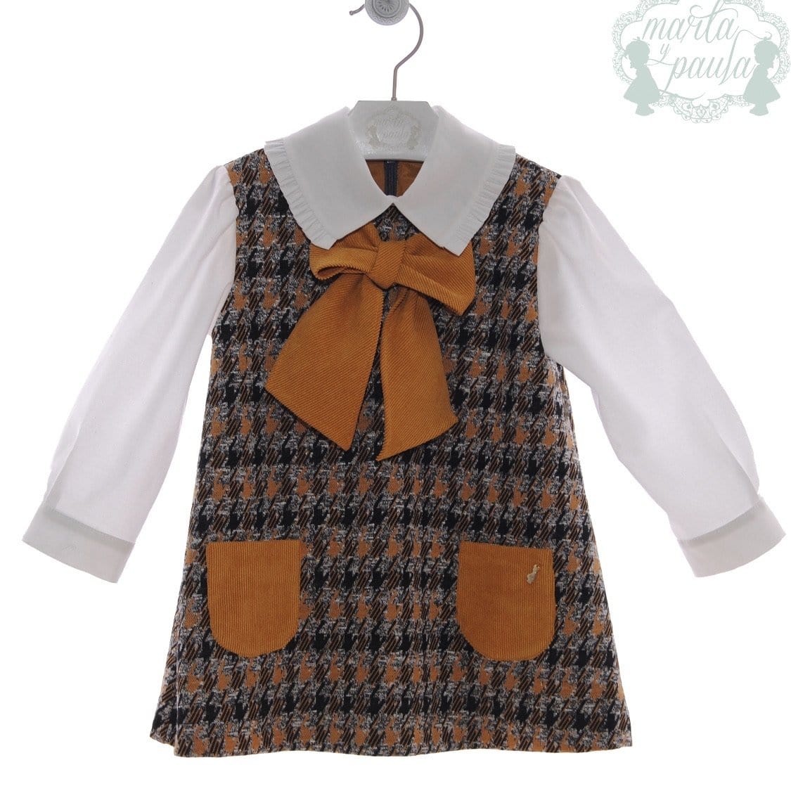 MARTA Y PAULA  MUSTARD DRESS