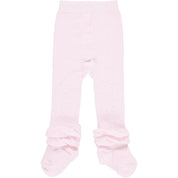 LITTLE A - Sparkle Frill Tights - Pink