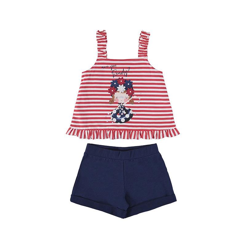 MAYORAL - Are You Ready Short Set - Red