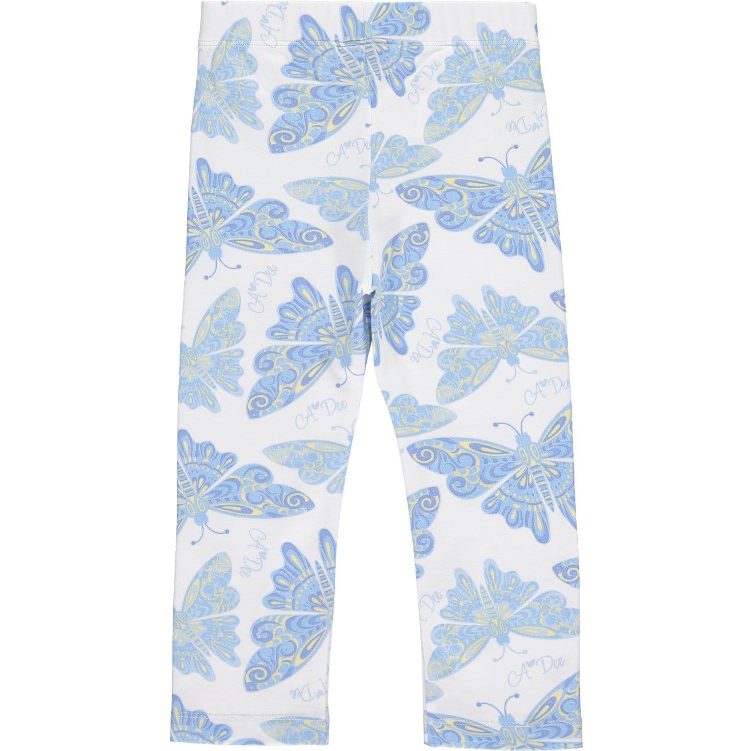 A DEE - Jean Butterfly Print Legging Set - Light Blue