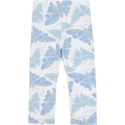 A DEE - Jean Butterfly Print Legging Set - Light Blue