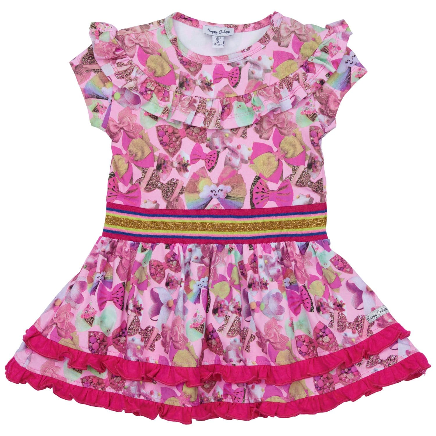 HAPPY CALEGI - Bow Frill Dress