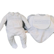 MAGNOLIA BABY - Becky & Ben’s Smocked Set - White