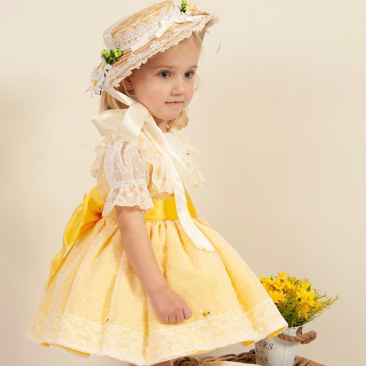BLUEBELLS - Joanna Easter Dress - Yellow