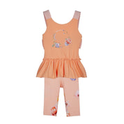 LAPIN HOUSE  - Top & Capri Legging Set - Peach