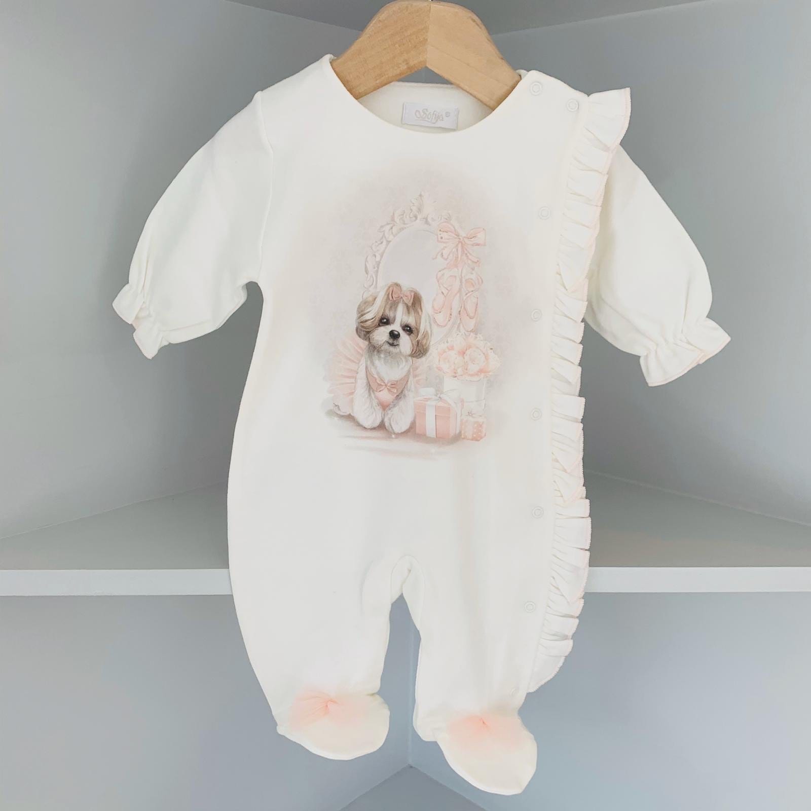 SOFIJA - Ballerina Puppy Babygrow