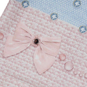 LAPIN HOUSE - Pleated Bow Jewel Dress - Pink