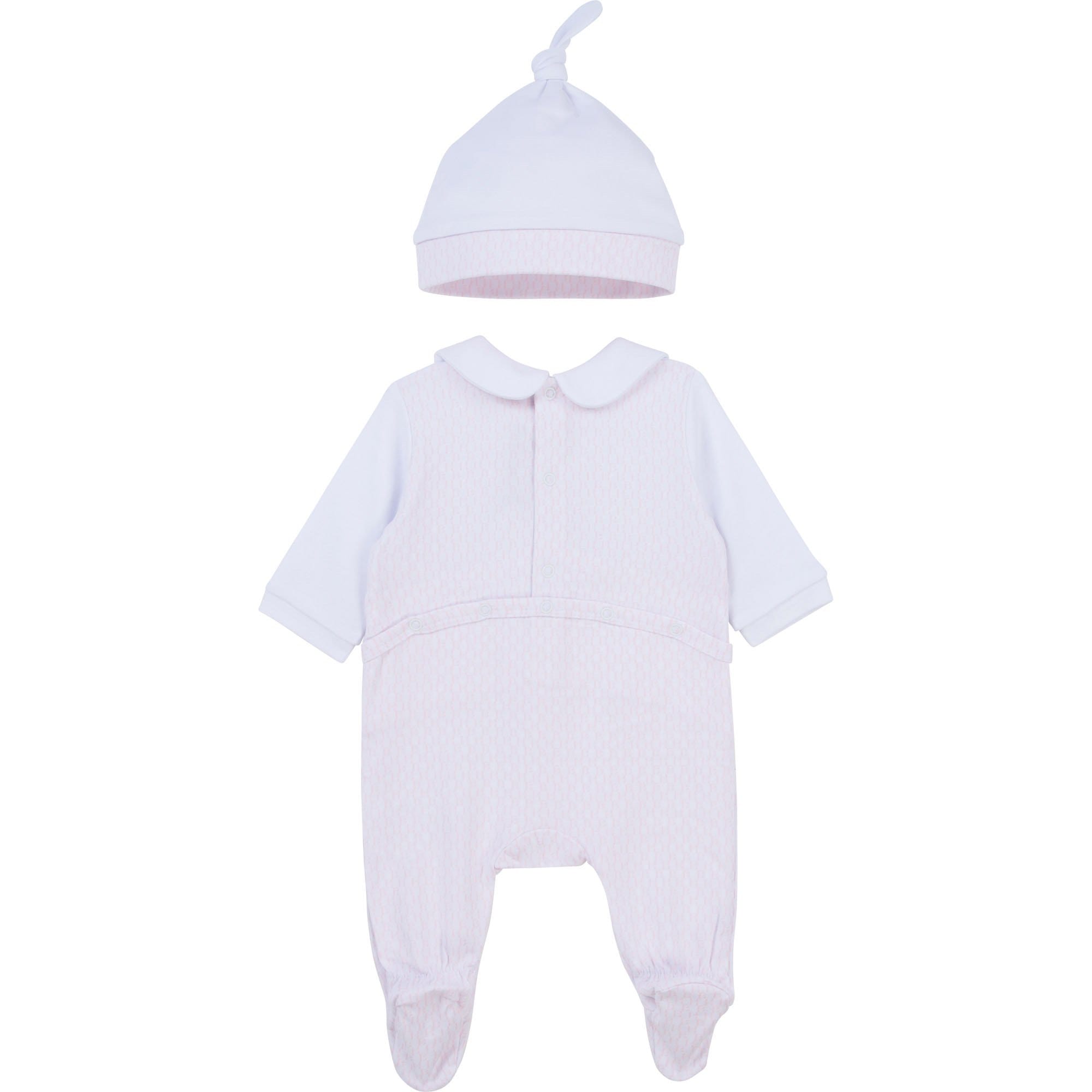 HUGO BOSS - Babygrow - White/Pink