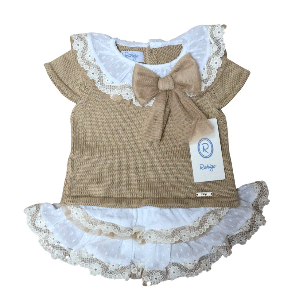 Rahigo - Two Piece Jam Pant Set -  Camel