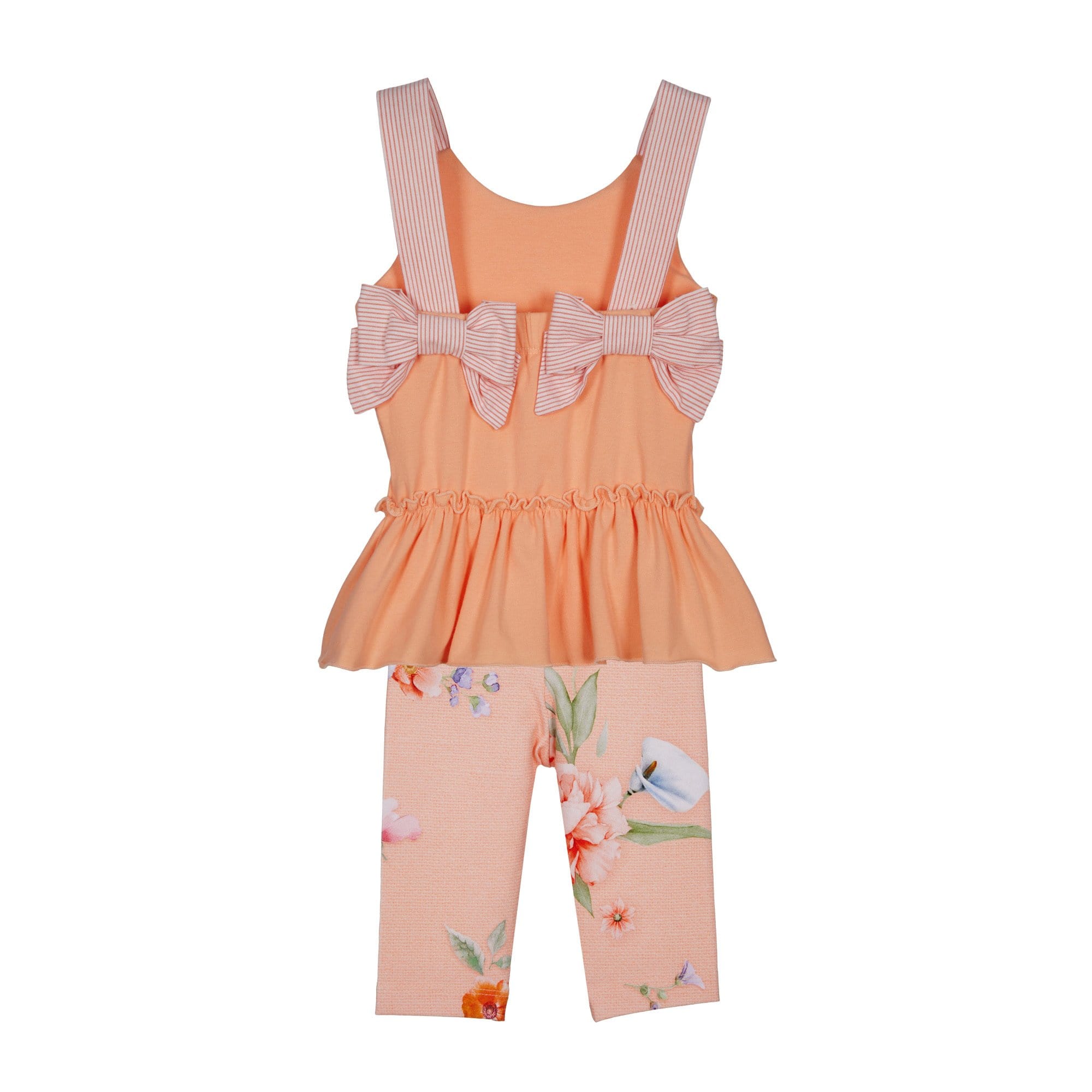 LAPIN HOUSE  - Top & Capri Legging Set - Peach