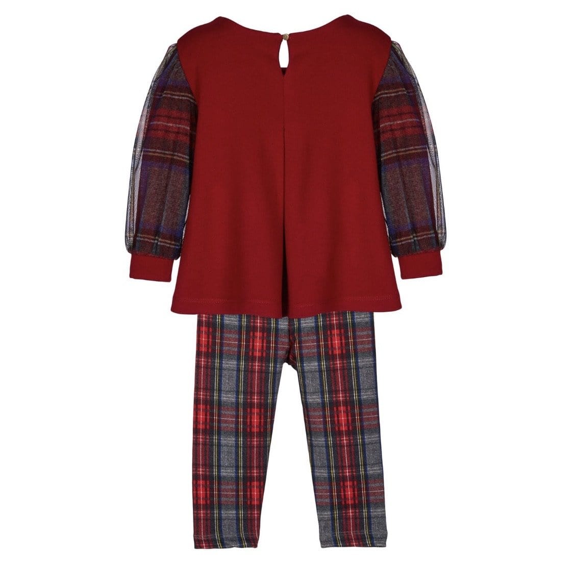 LAPIN HOUSE TARTAN RED LEGGING SET
